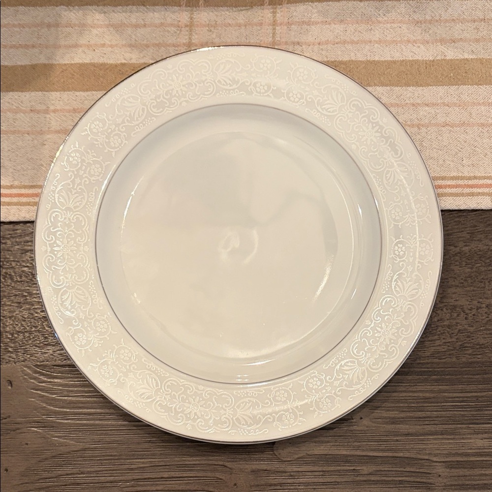 Brentwood Fine China  Dinner Plate - White Lace